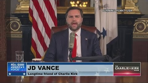 Vice President JD Vance hosts Charlie Kirk