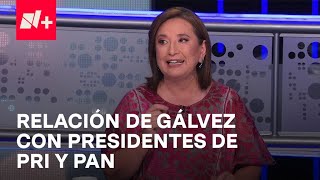 Xóchitl Gálvez revela cuál es su relación con los presidentes del PRI y PAN  Tercer Grado