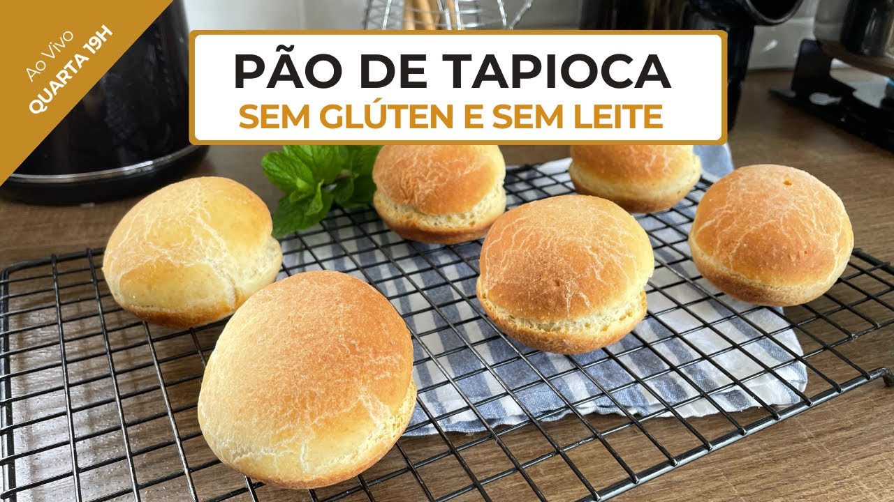 Pãozinho de Tapioca | RECEITA SEM GLÚTEN e LACTOSE | Chef Sandra Freitas