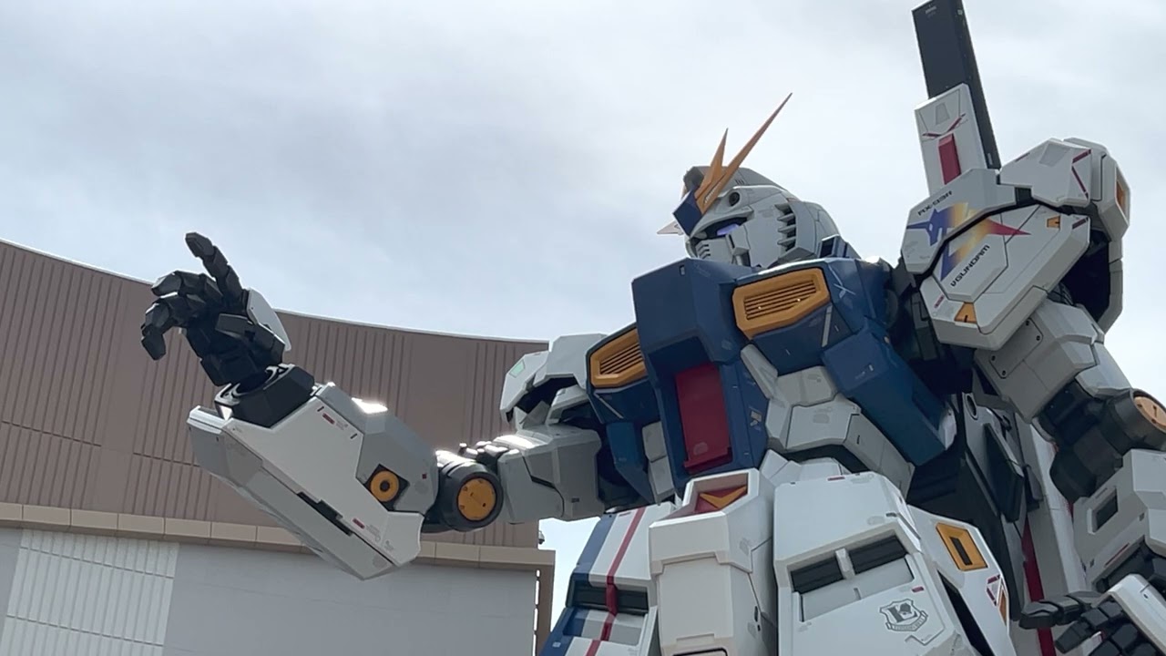 速報 実物大 Rx 93ffnガンダムを見て来た ららぽーと福岡 ヲタファ Rx 93ffn Gundm 1 1 Scale Youtube