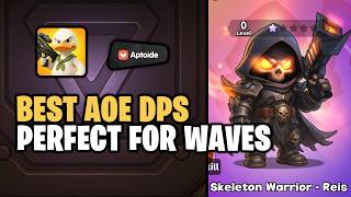 BEST AOE FIRE DPS - Skeleton Warrior REIS test in DUCK SURVIVAL