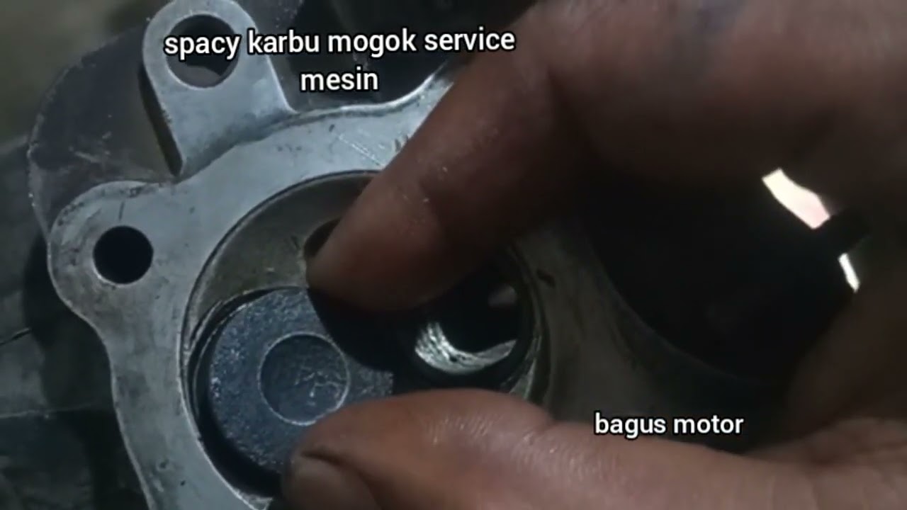 Spacy mogok berasap klep bocor