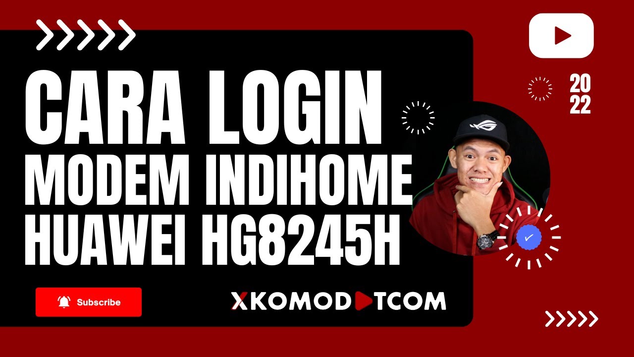 Cara Login Modem HUAWEI HG8245H IndiHome, Username dan Password Akun