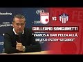 Santa Fe 0-2 Junior Rueda de prensa Guillermo, semifinal ida Copa Sudamericana