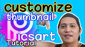 How to create a customize YouTube thumbnail using picsart application | fast and easy way