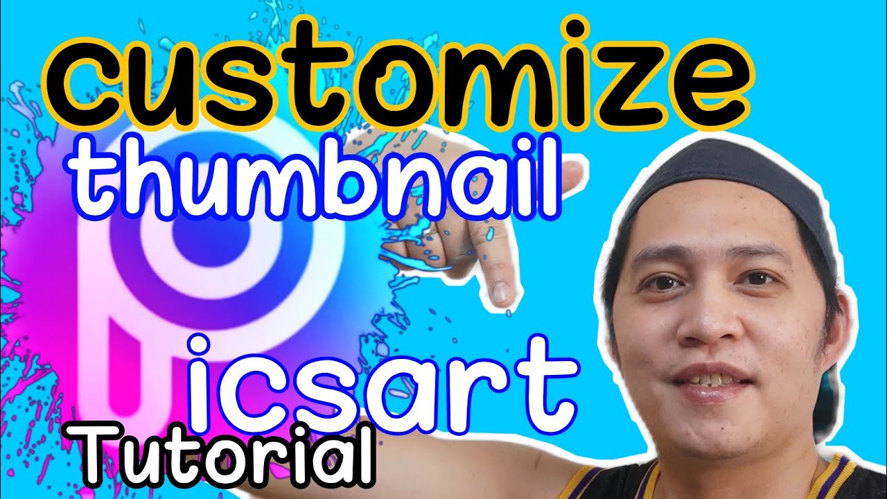 How to create a customize YouTube thumbnail using picsart application | fast and easy way