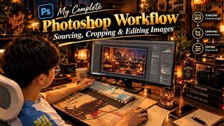 My Complete Photoshop Workflow | Sourcing, Cropping & Editing Images