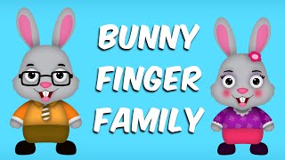 The Finger Family Bunny Family Nursery Rhyme | Rabbit (Bunny) Finger Family Songs