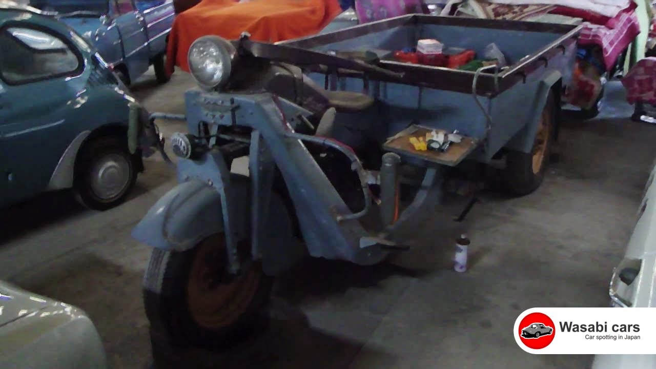 Sepia Collection: A 1950 Type GB Mazda 3-Wheel Truck