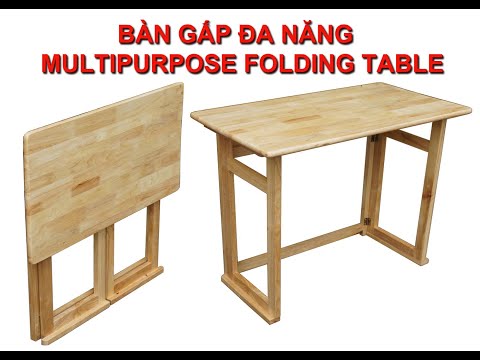 Video Bàn Học Gấp Đa Năng - Multipurpose Folding Table - youtube