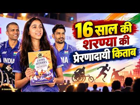 16 साल की Sharanya ने लिखी Inspiring Book! Para-Athletes के संघर्ष की कहानी