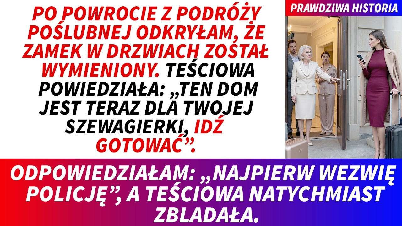 Taksówka zatrzymała się przed apartamentowcem przy Marszałkowskiej, a ja poczułam, że coś jest nie tak. Piotr szedł za mną jak cień, milczący od miesięcy. Gdy przyłożyłam palec do czytnika,...