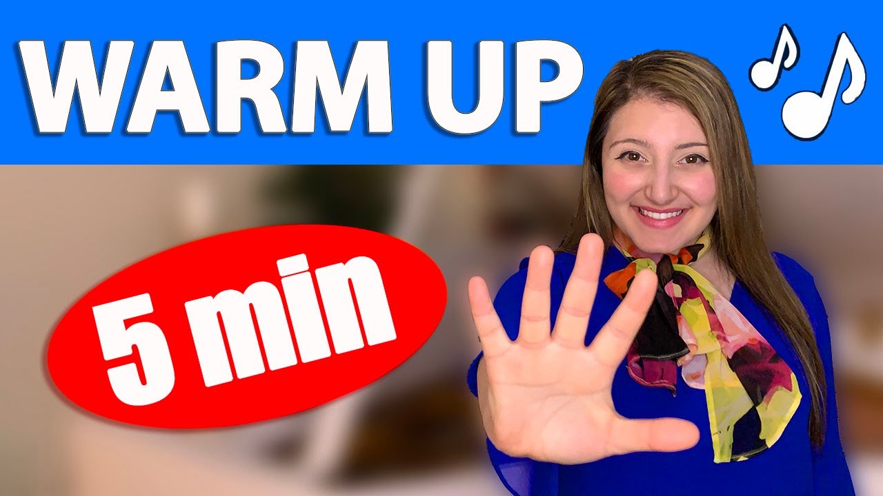 5 Minute VOCAL WARM UP - YouTube
