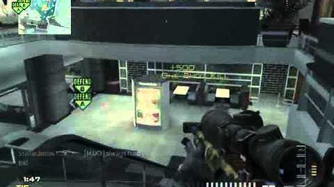 mw3 search and destroy round with barret.50 cal