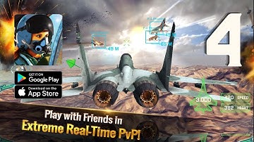 Ace Fighter: Modern Air Combat Gameplay Walkthrough Part 4 - Counter attact (Android, IOS)