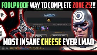 THE MOST INSANE SAGA INCURSIONS CHEESE EVER!!!  FOOLPROOF WAY TO ZONE 25!  MCoC