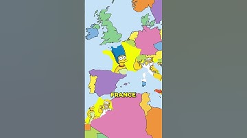 All Countries The SIMPSONS Have Visited! #geography #maps #simpsons