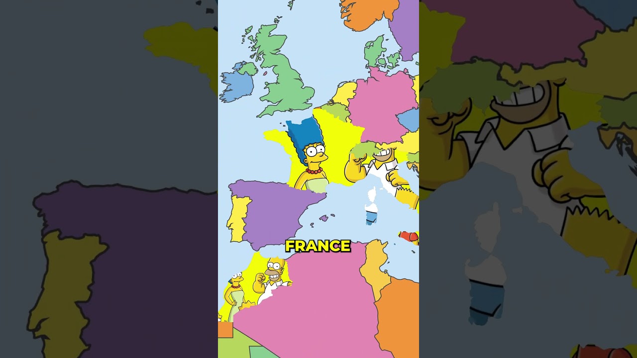 All Countries The SIMPSONS Have Visited! 