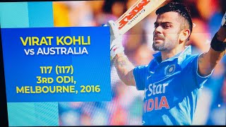 VIRAT KOHLI VS AUSTRALIA 117 (2016)