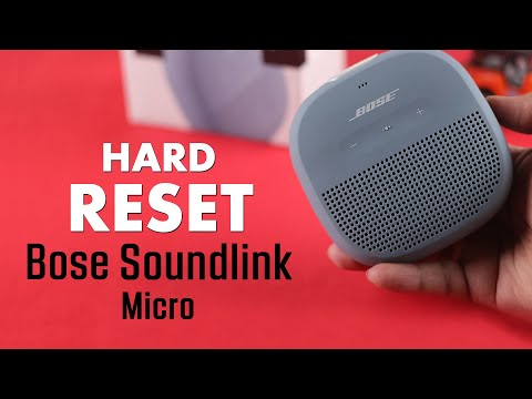 Reset Bose Soundlink Micro Speaker! [How to Back Factory Default Settings]