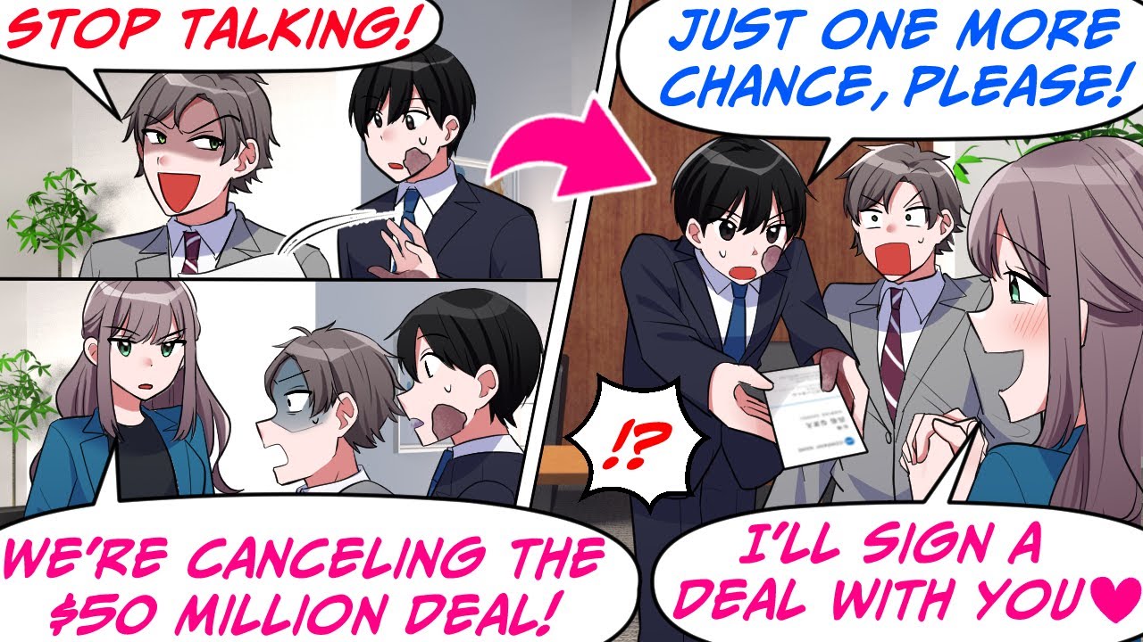 Мой босс принял мою сделку и потерял контракт на 50 миллионов долларов! Но клиент… [RomCom Manga ...