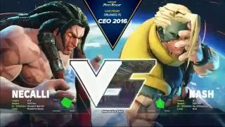 SFV - Haitani [Necalli] x Nuckledu [Nash] - CEO 2016 - TOP 8