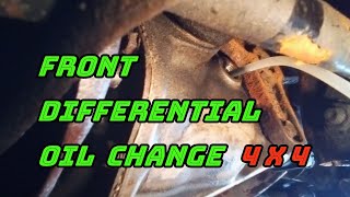 Front Differential Fluid Exchange / 97 Ford Explorer front differential oil change
