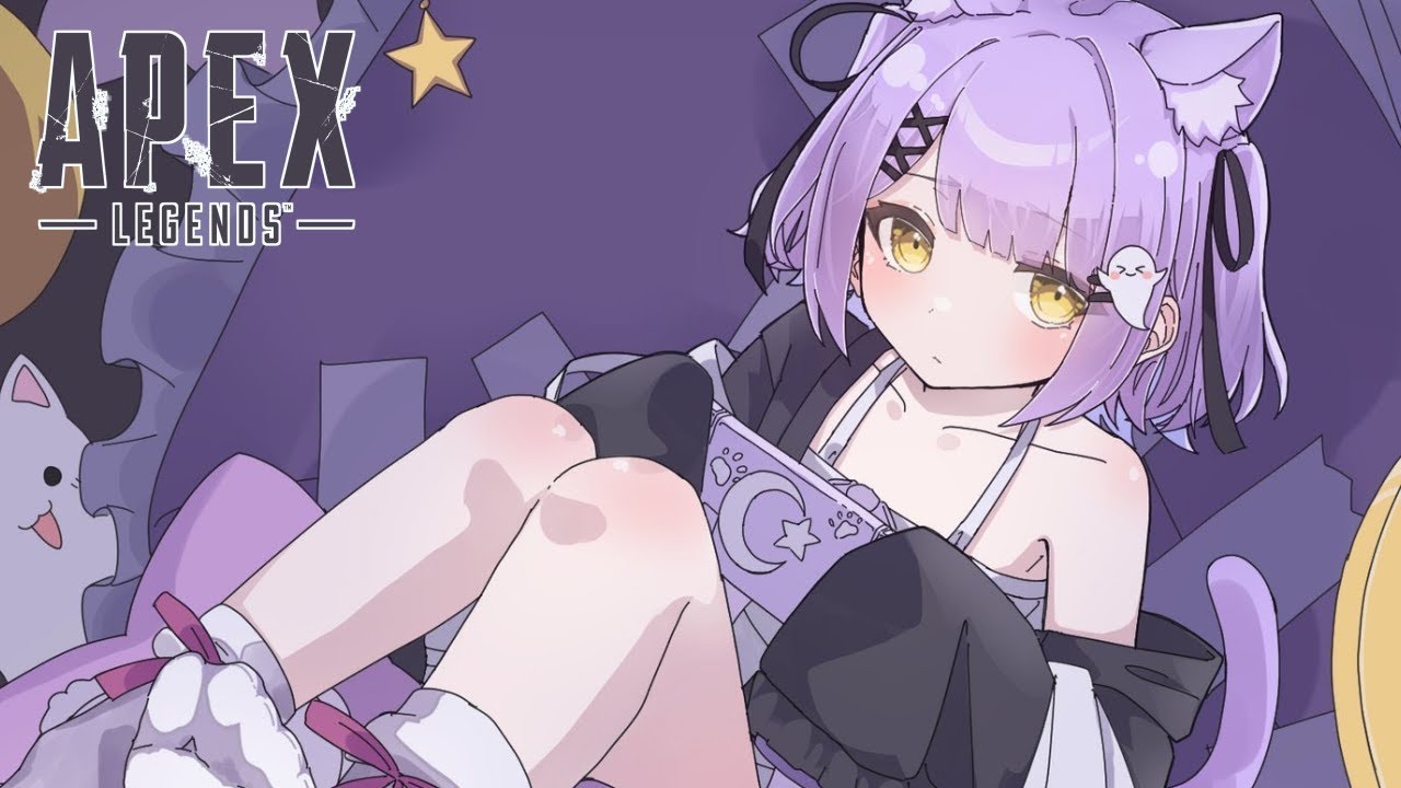 α1 ぶいすぽっ! 耳付きヘッドホン&人形 紫宮るな スリーブ&プレイマット APEX 】お昼から健康えぺ w/白雪レイド、ありさか【 ぶいすぽっ！/紫宮