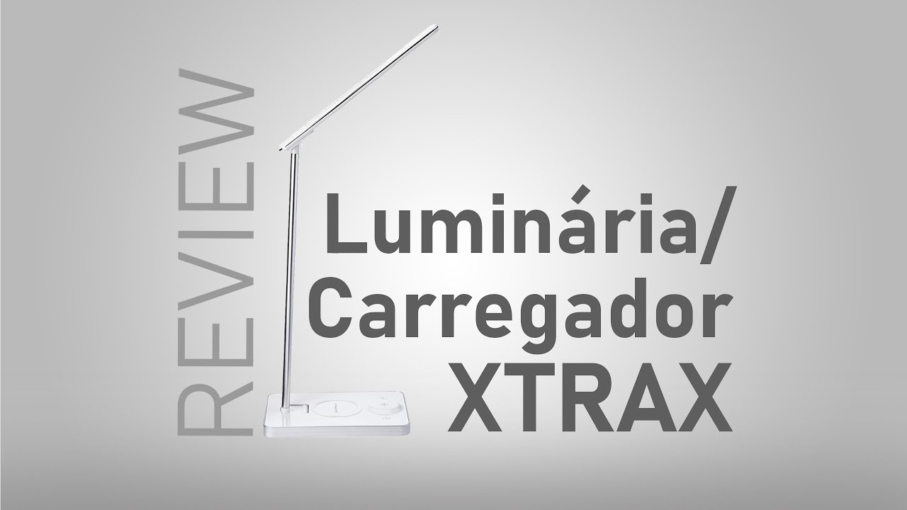 Luminária com Carregamento por Indução XTRAX
