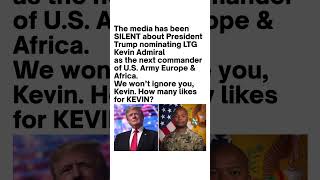Trump Nominates LTG Kevin Admiral for Key Army Command 🇺🇸