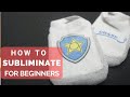 How to Sublimate Socks for Beginners ** Cricut Print and Cut**