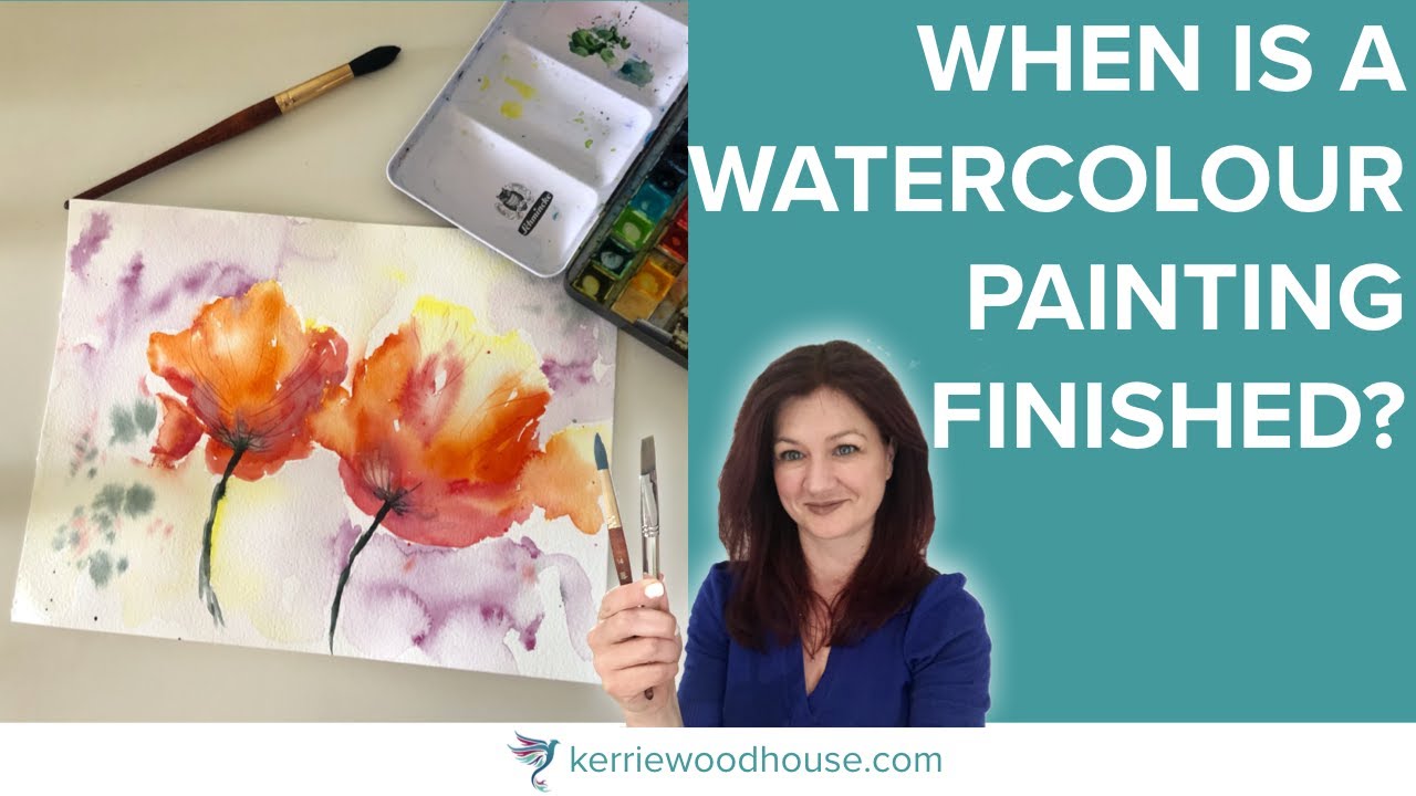 КОГДА ЗАКОНЧАЕТСЯ АКВАРЕЛЬНАЯ КАРТИНА?