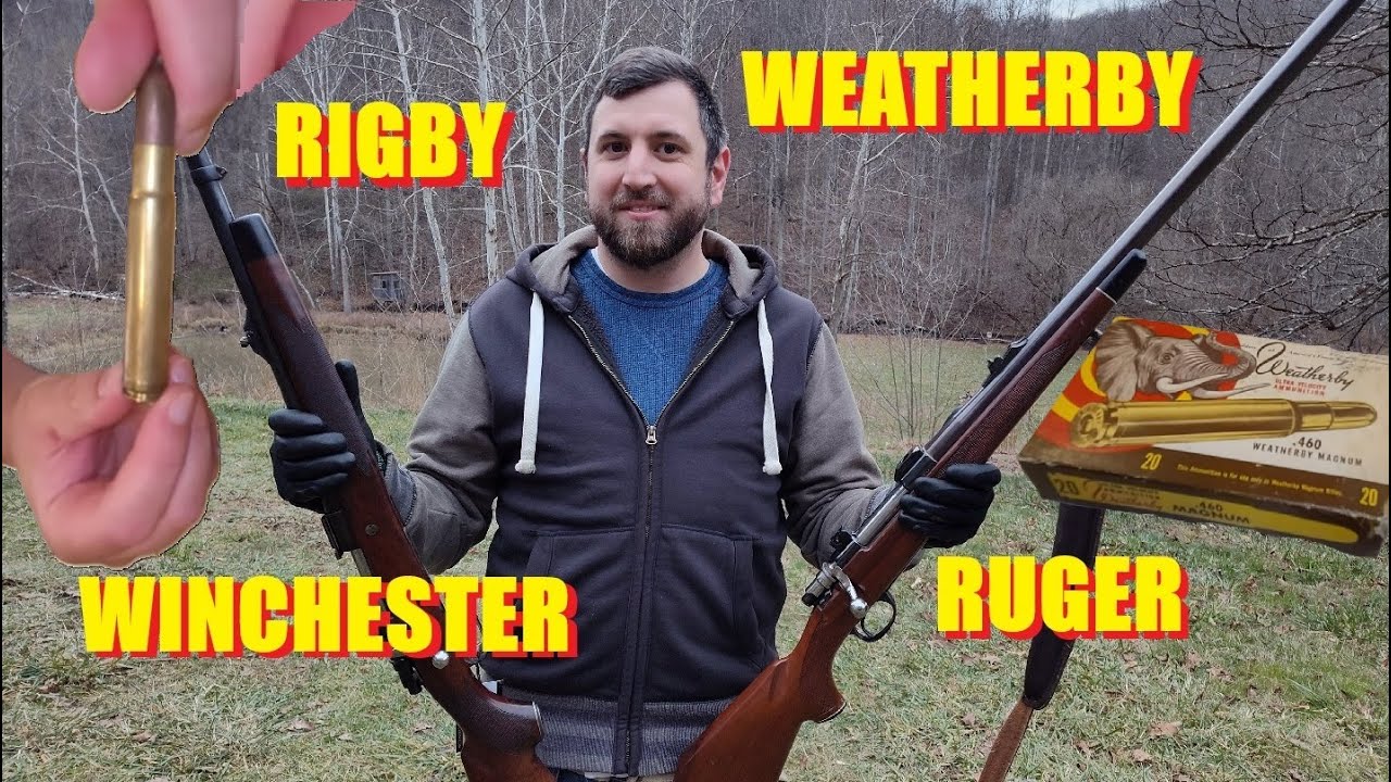 .40 Cal SAFARI GUN SHOOTOUT PART 2 - (416 Rigby, Ruger, 460 Weatherby ...