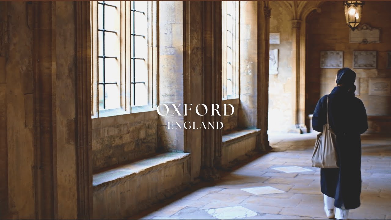 イギリスvlog｜美しい中世の街オックスフォードを巡る🇬🇧｜ハリーポッターのロケ地食堂を見学｜お気に入りのモダンな雑貨店へ｜Traveling to Oxford in England