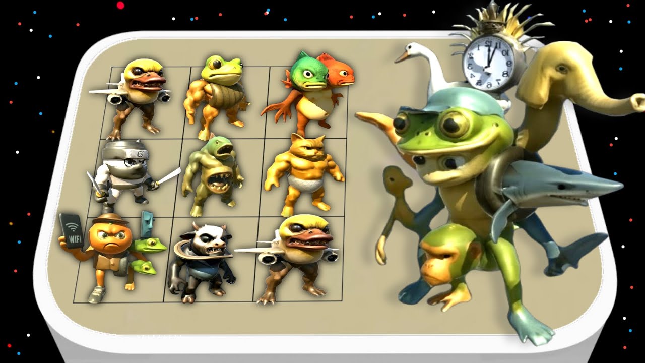 Brainrot Merge Monster — сложный уровень игры, битва с итальянскими монстрами Merge, Тунг-Тунг-Сахур