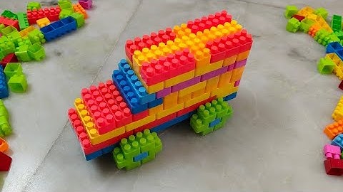 Satisfying DIY Car ASMR/ Building Blocks/block game/Lego building fun#asmr#buildingblocks
