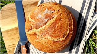 Saftiges Joghurtbrot aus Dinkelmehl / Brot einfach selber backen