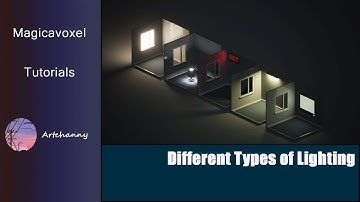 Magicavoxel Tutorials: Different Types of Lighting