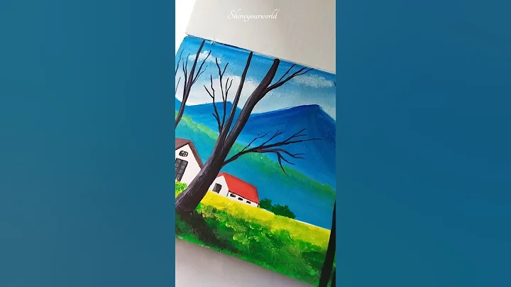 paint with me/landscape #shorts #short #shortvideo #trending #youtubeshorts #viral #ytshorts #art