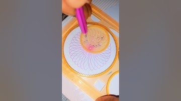 The Make Spirograph | Golap Fuler Kata |  #Atik_official #shorts #spirograph