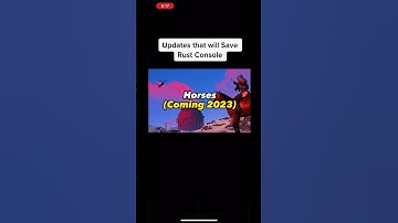 Updates that will save rust console #rust