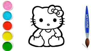 Hello kitty Drawing Painting Coloring For kids &amp; Toddlers@Jignamungara7