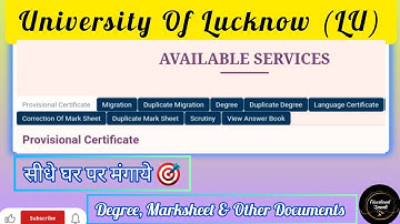 Lucknow University Document