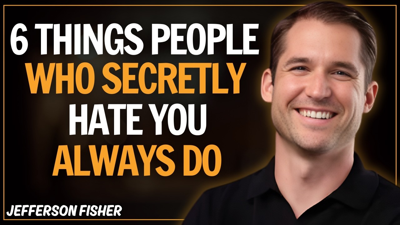 6 Things People Who Secretly Hate You Always Do | JEFFERSON FISHER