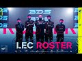 This is our 2022 lec roster  official team bds roster announcement