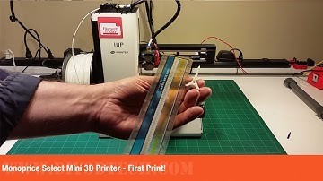 Monoprice Select Mini 3D Printer - First Print!