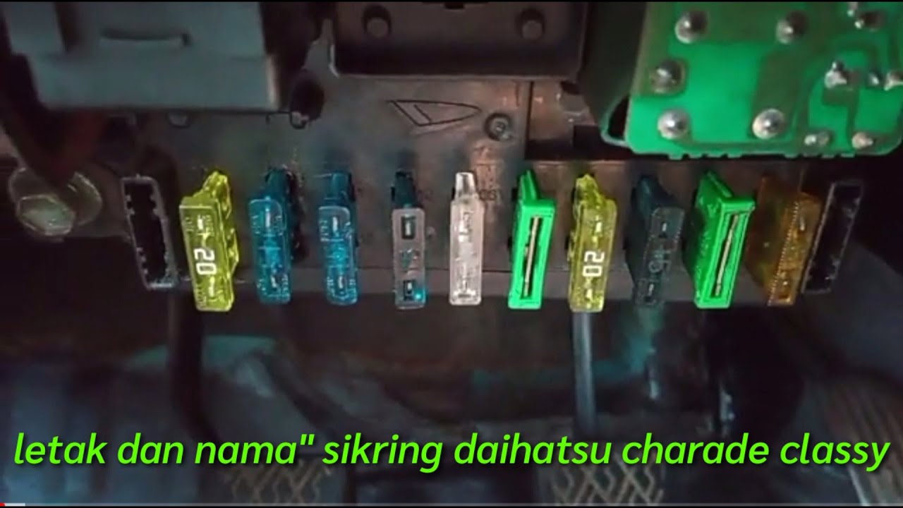 sikring daihatsu charade