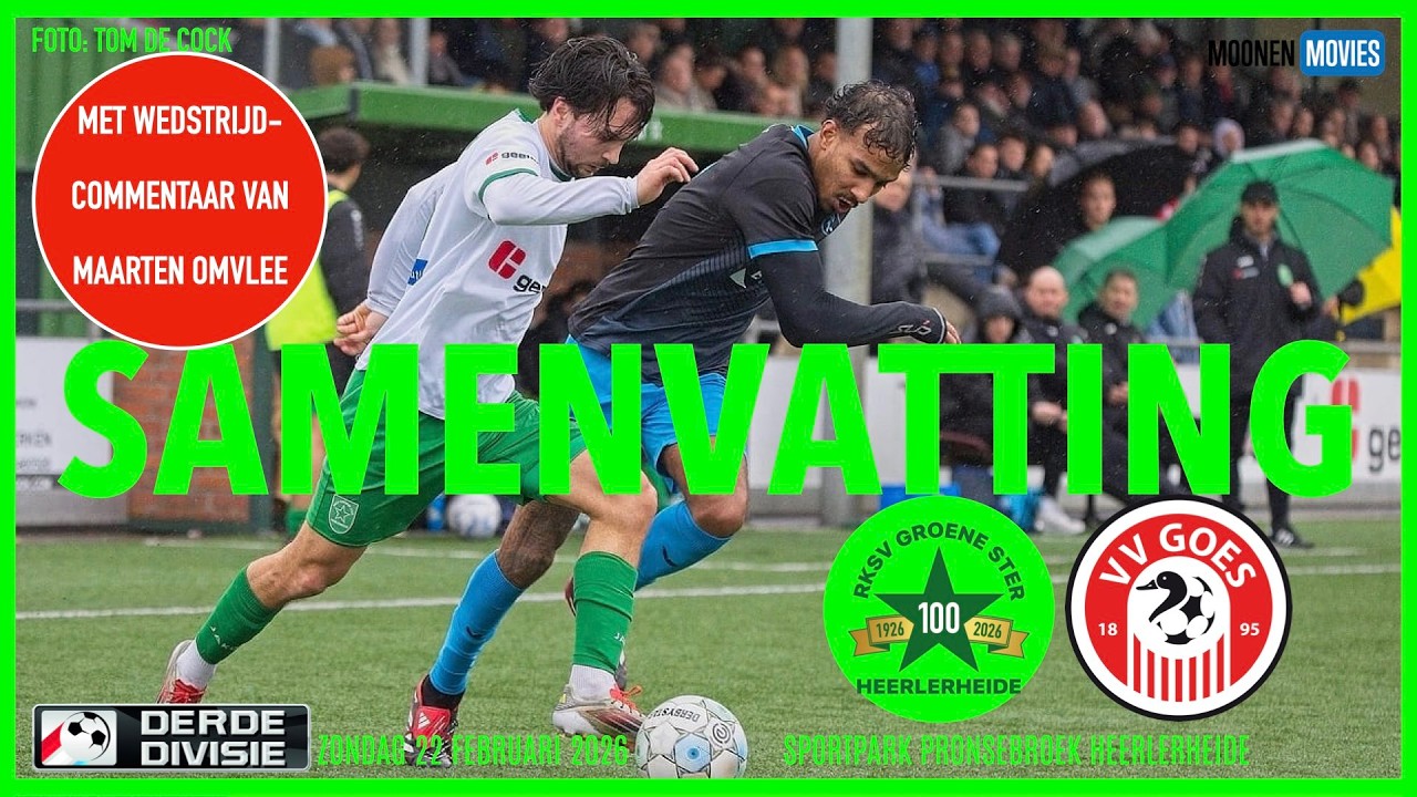 🔥 𝗦𝗔𝗠𝗘𝗡𝗩𝗔𝗧𝗧𝗜𝗡𝗚 | 𝗚𝗥𝗢𝗘𝗡𝗘 𝗦𝗧𝗘𝗥 𝗕𝗢𝗘𝗞𝗧 𝗭𝗪𝗔𝗔𝗥𝗕𝗘𝗩𝗢𝗖𝗛𝗧𝗘𝗡 𝗭𝗘𝗚𝗘 𝗢𝗣 𝗚𝗢𝗘𝗦!