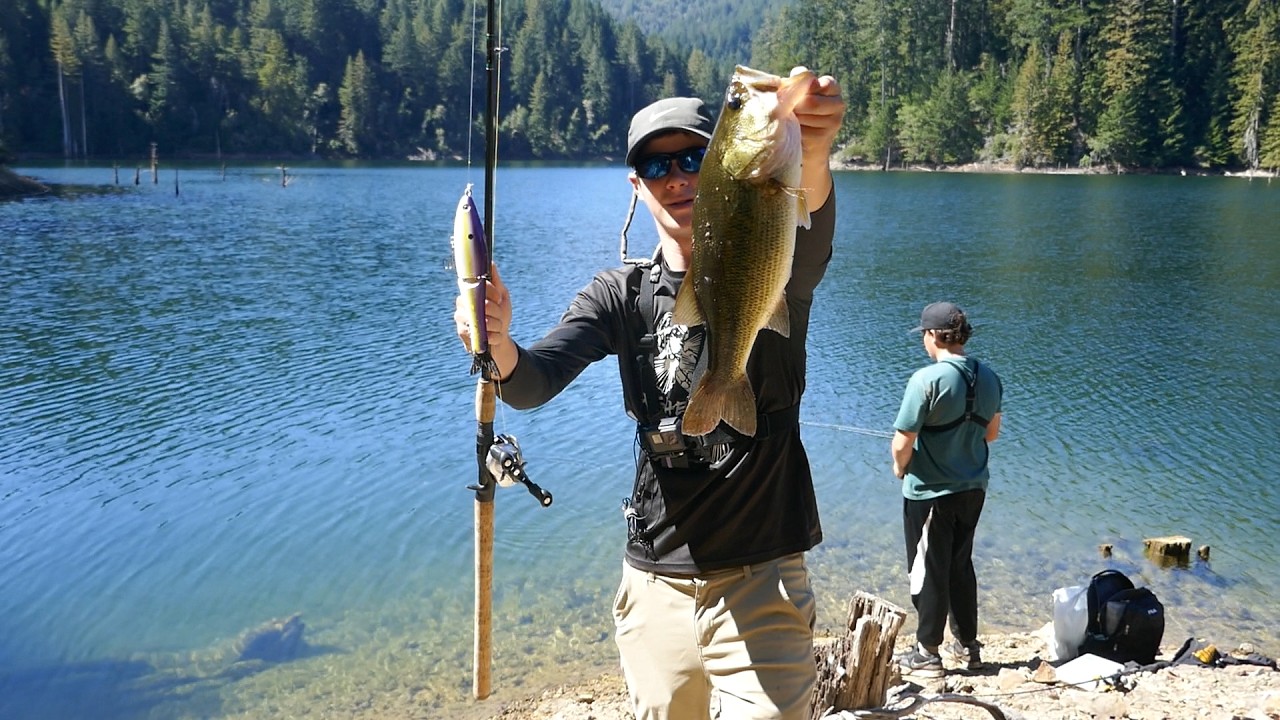 Bass Fishing a Secret Clear-Water Lake Near San Francisco