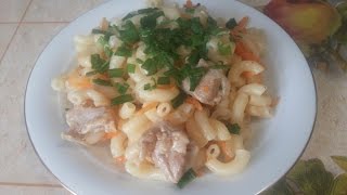 СУПЕР БЫСТРЫЙ И ВКУСНЫЙ РЕЦЕПТ.ПРИГОТОВЛЕНИЕ МАКАРОН ИЛИ РОЖОК